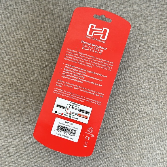 🔊 NWT! Hosa Technology Stereo Breakout Cables - Picture 2 of 8